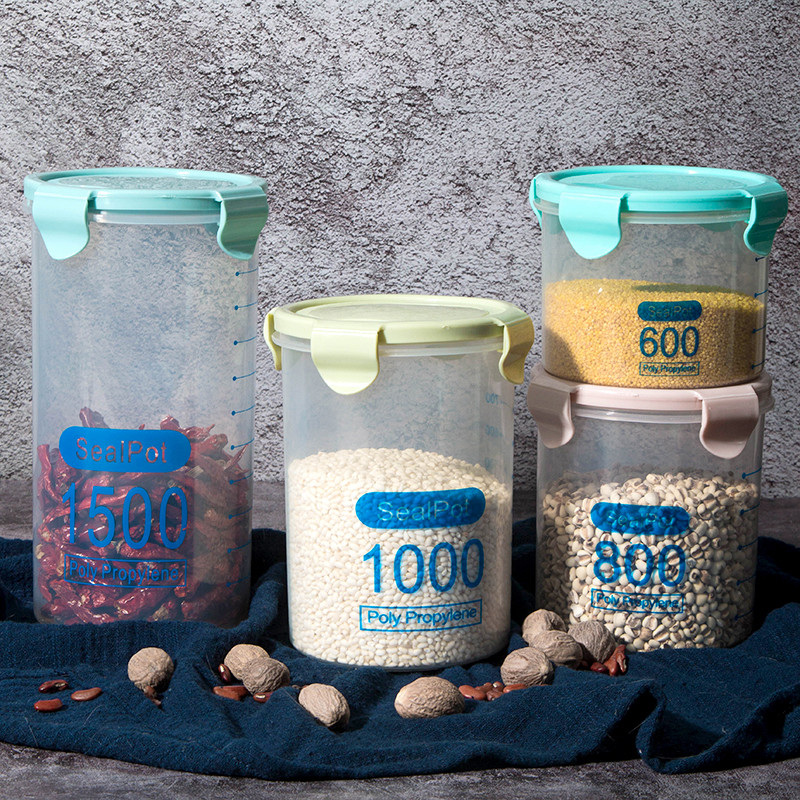 Canister Whole grains storage box food dried food Storage bottle Plastic bottles transparent Jar Large Storage tankin the Home accessories , Decorative items , Storage tank category - from Buy2taobao.com to provide professional Taobao agent buy service
