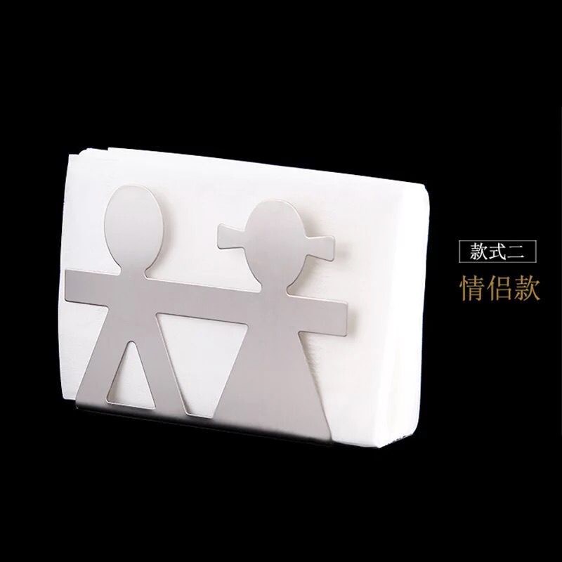 日式风创意简约不锈钢纸巾架夹餐桌用餐巾架 西餐厅立式纸巾座盒|ruв категории получать отделка, семьи, хранения приборов, принимает рамки, для полотенец - от Buy2taobao.com для оказания профессиональной услуги покупки агента Taobao