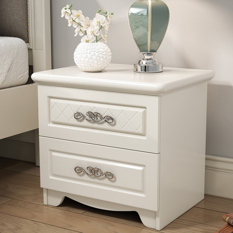 床头柜白色烤漆简约现代特价柜储物柜卧室边欧式多功能经济型40cm|ruв категории жилой мебели, кабинет, тумбочка - от Buy2taobao.com для оказания профессиональной услуги покупки агента Taobao
