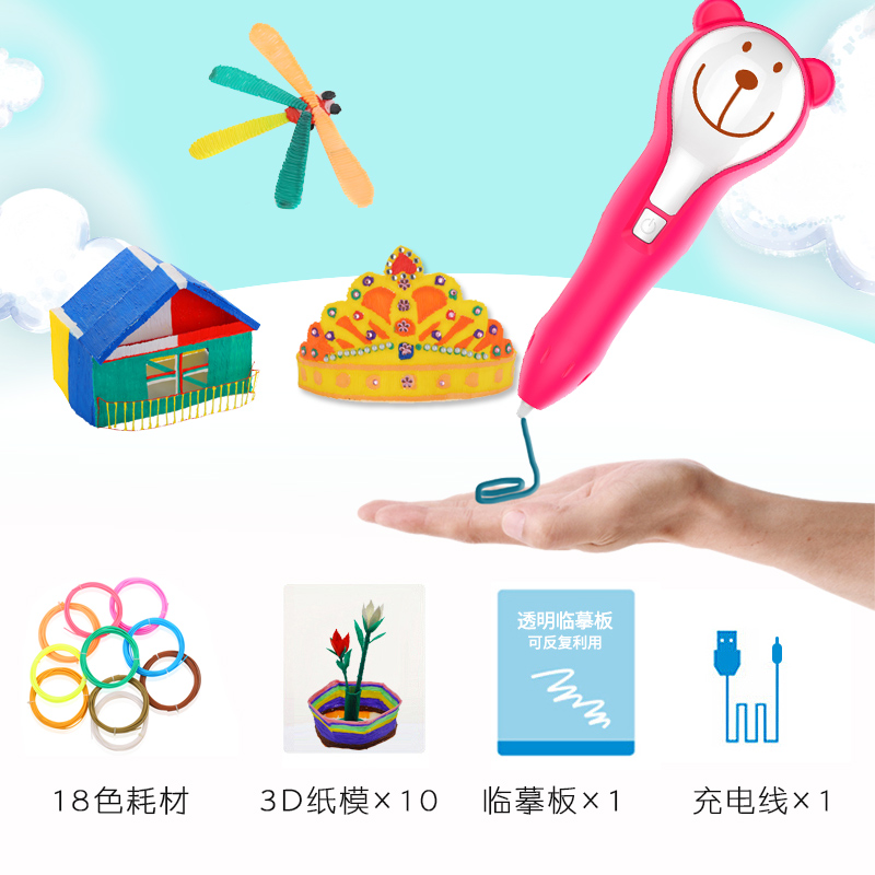 Children’s Toys 3d three-dimensional Printing paint brush manual make diy Toys girl Graffiti painting Magic Stereoscopic penin the Toy/Childs/Puzzle/Building block/Model , Handmade/Creative DIY , Paste hand creative class category - from Buy2taobao.com to provide professional Taobao agent buy service
