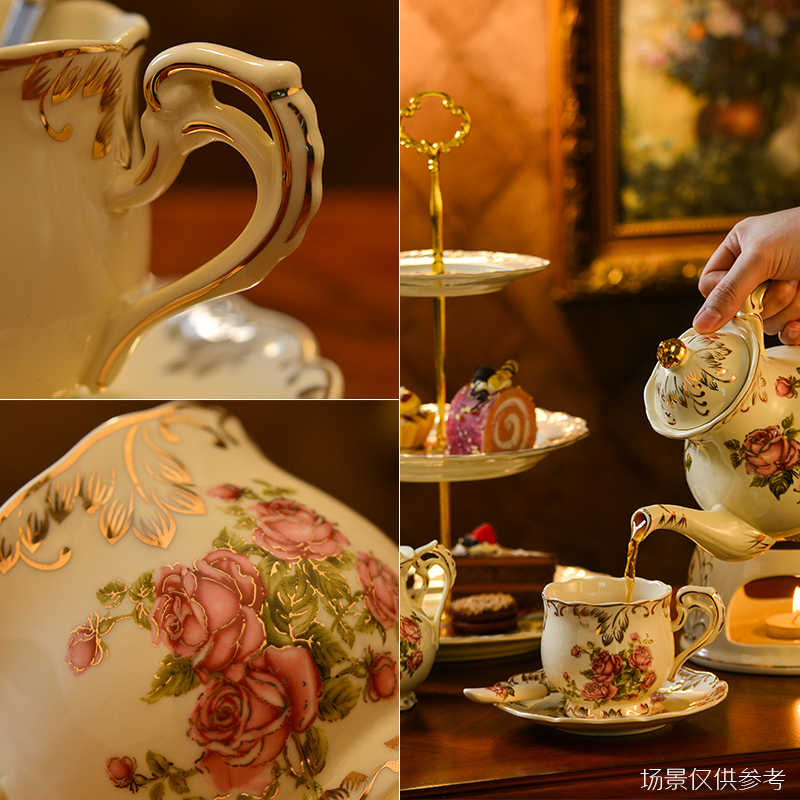 咖啡杯套装英式下午茶杯子红茶杯欧式茶具陶瓷杯碟家用水杯具优雅在类目 餐饮具, 咖啡器具, 咖啡杯中 - 来自Buy2taobao.com提供专业的淘宝代购服务