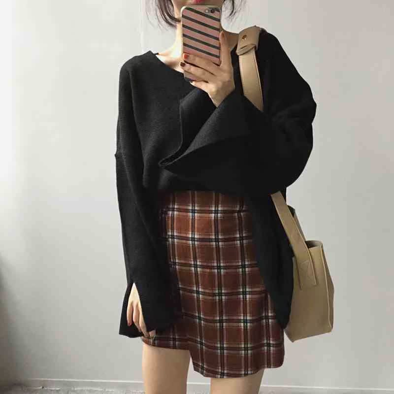 Autumn sweater Korean Edition Socket Long sleeve Easy pagoda sleeve Split ends Lazy knitting jacket coatin the Women's clothing/Boutique , Sweaters category - from Buy2taobao.com to provide professional Taobao agent buy service