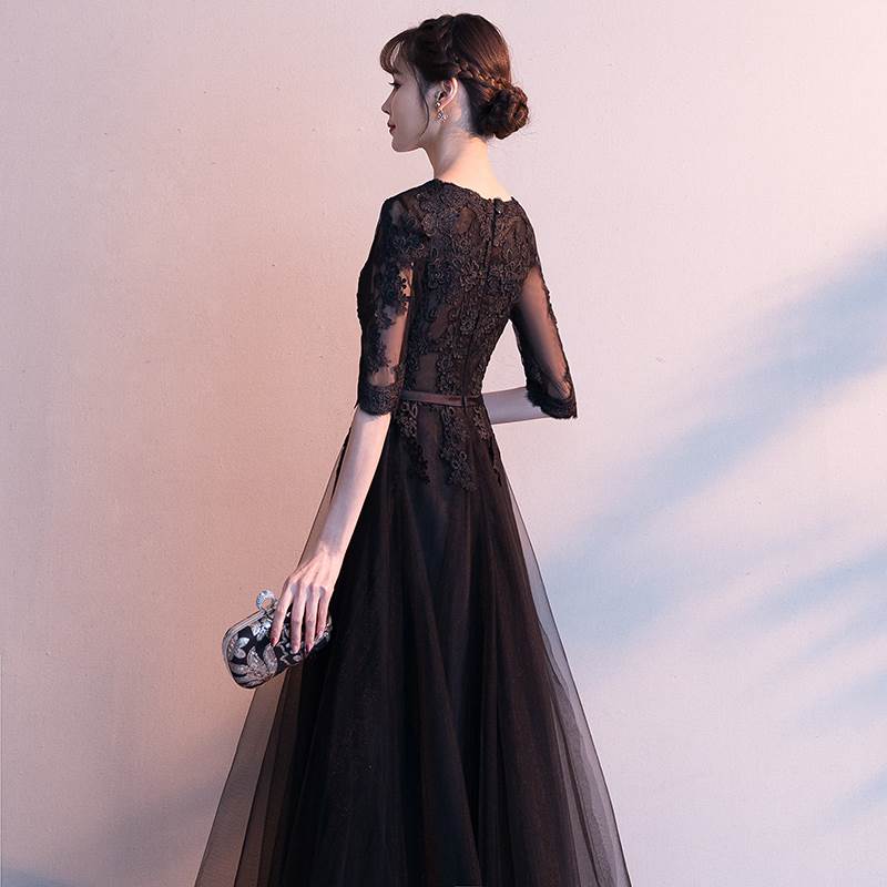 Autumn and winter Company annual meeting banquet Cocktail party Party Evening dress Ladies temperament grace Self cultivation Dressin the Women's clothing/Boutique , Wedding/Cheongsam/Formal dress , Formal dress/Evening category - from Buy2taobao.com to provide professional Taobao agent buy service