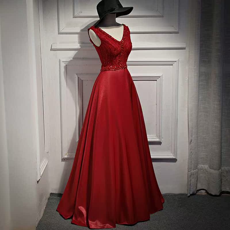 Toast the bride dress 2019 marry new pattern Claret banquet Evening dress have more cash than can be accounted for Spring Back door full dressin the Women's clothing/Boutique , Wedding/Cheongsam/Formal dress , Formal dress/Evening category - from Buy2taobao.com to provide professional Taobao agent buy service