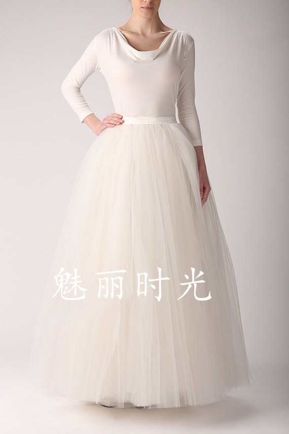 白色仙女新款蓬蓬裙网纱半身拍照婚纱长款影楼KTV公主裙演出长裙|ruв категории Женская одежда, юбка - от Buy2taobao.com для оказания профессиональной услуги покупки агента Taobao