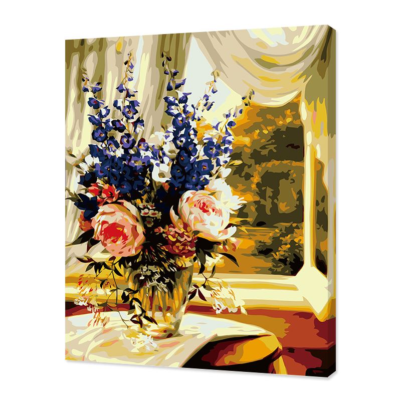 牡丹花diy数字油画客厅人物动物填色油彩画手绘装饰画 女孩和鹿子在类目 家居饰品, 装饰画, DIY/数字油画中 - 来自Buy2taobao.com提供专业的淘宝代购服务