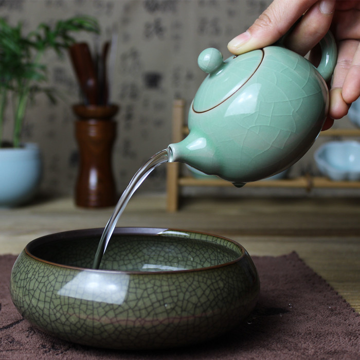 茶壶陶瓷龙泉青瓷冰裂西施小单壶汝窑过滤水壶紫砂手工功夫泡茶具在类目 餐饮具, 茶具, 茶壶中 - 来自Buy2taobao.com提供专业的淘宝代购服务