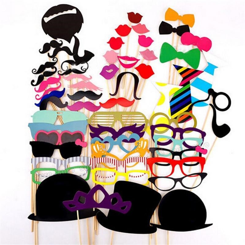 hot sale 58pcs funny photo booth props hat mus|ruв категории основы строительных материалов, бытовой техники, Другие оборудование, Другие оборудование - от Buy2taobao.com для оказания профессиональной услуги покупки агента Taobao