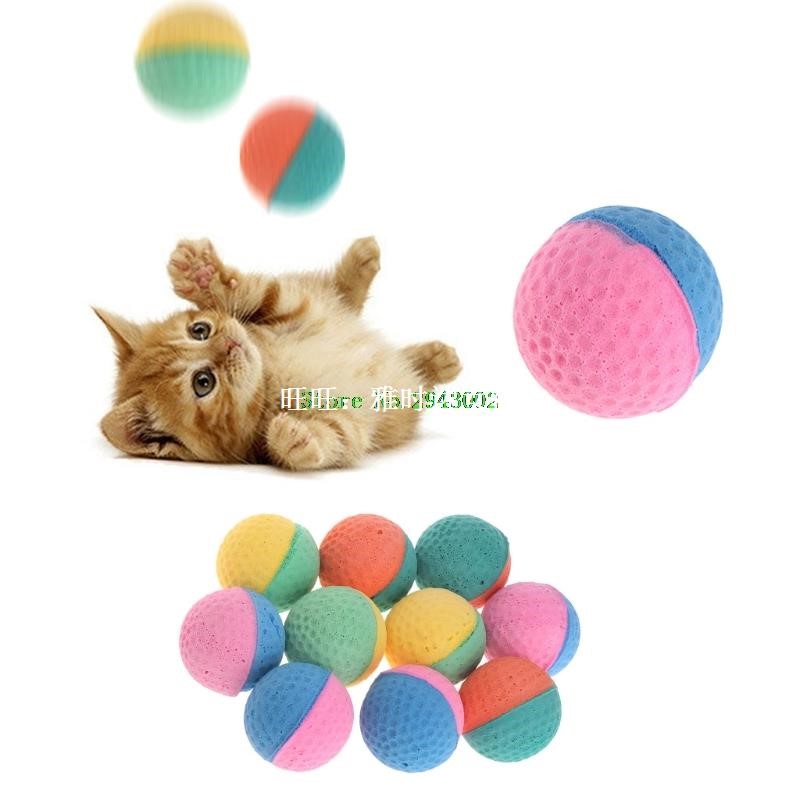 10Pcs/set Colorful Cat Toys Soft Latex Feathered Ball Toys f|ruв категории плесень играть/Аниме/вокруг/cos/настольные игры, профессиональные авиамодельный спорт/судно плесень/армия плесень/Бла, другие модели - от Buy2taobao.com для оказания профессиональной услуги покупки агента Taobao