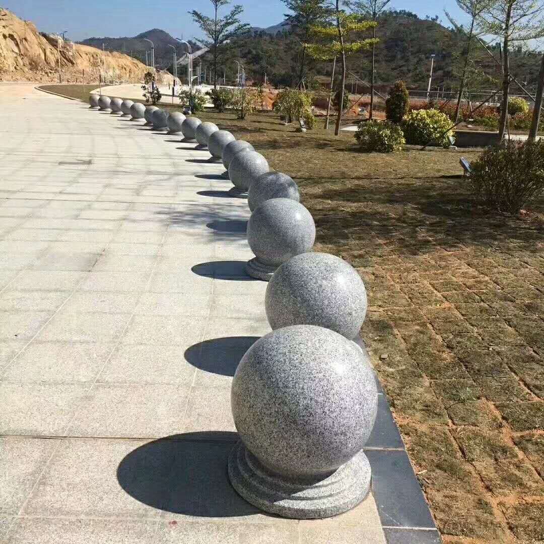 大理石花岗岩石球围墙石球挡车石广场路障石石球石雕圆球摆件路障|ruв категории основы строительных материалов, мрамор природный, мрамор - от Buy2taobao.com для оказания профессиональной услуги покупки агента Taobao