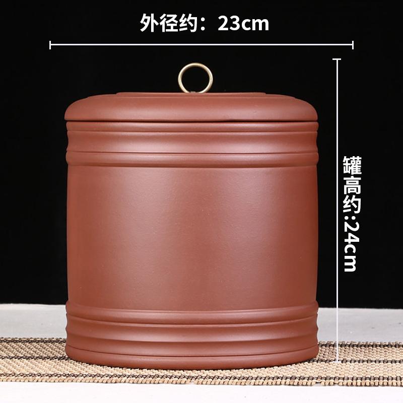 洱七饼缸大号码存储茶宜兴紫砂茶叶罐陶瓷普盒密封米桶家用醒茶具在类目 餐饮具, 茶具, 茶叶罐中 - 来自Buy2taobao.com提供专业的淘宝代购服务
