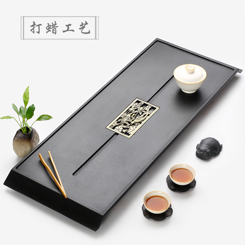 乌金石茶盘天然石材石式整块大号茶海茶托盘头茶台家用简约现代中|ruв категории посуда, чайный сервиз, чайный поднос - от Buy2taobao.com для оказания профессиональной услуги покупки агента Taobao