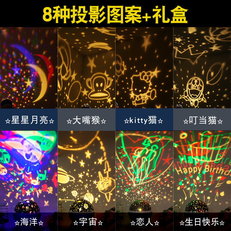 星空灯投影仪梦幻海洋灯浪漫旋转满天星少女儿童生日礼物安睡夜灯在类目 玩具/童车/益智/积木/模型, 电子/发光/充气/整蛊玩具, 发光玩具中 - 来自Buy2taobao.com提供专业的淘宝代购服务