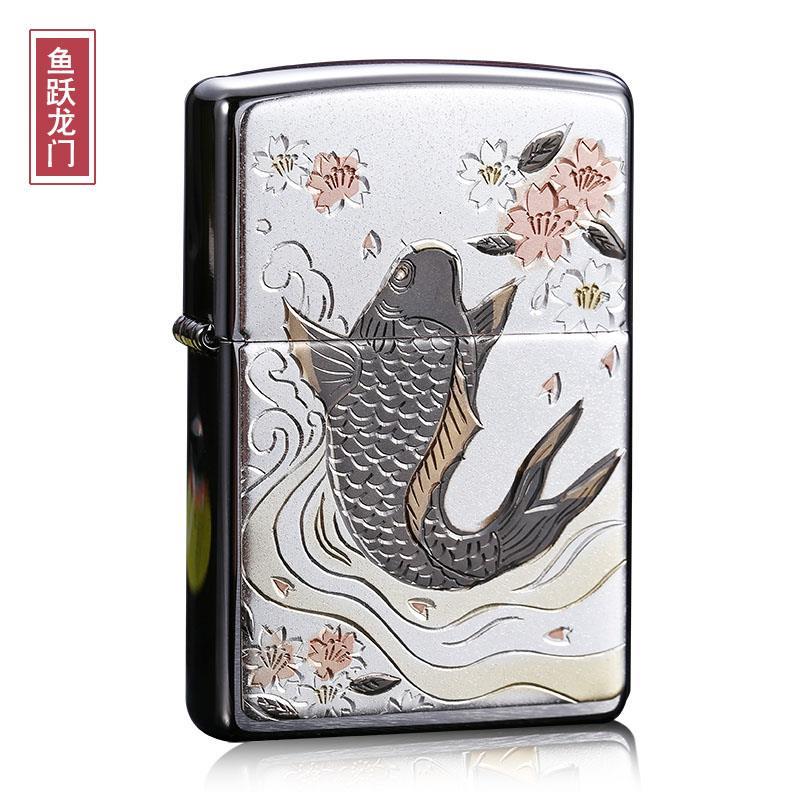 Original zippo lighter The Japanese version Carp cherry blossoms Maiko Monsters Limit Collection gift Lettering Genuinein the ZIPPO/Swiss Army Knife/Glasses , Brand lighters and accessories , ZIPPO/Zippo category - from Buy2taobao.com to provide professional Taobao agent buy service