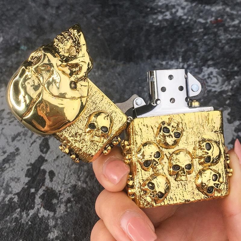 Zippo打火机加厚机身盔甲机 金色铠甲骷髅 个性美国原装正版在类目 ZIPPO/瑞士军刀/眼镜, 品牌打火机及配件, ZIPPO/芝宝中 - 来自Buy2taobao.com提供专业的淘宝代购服务