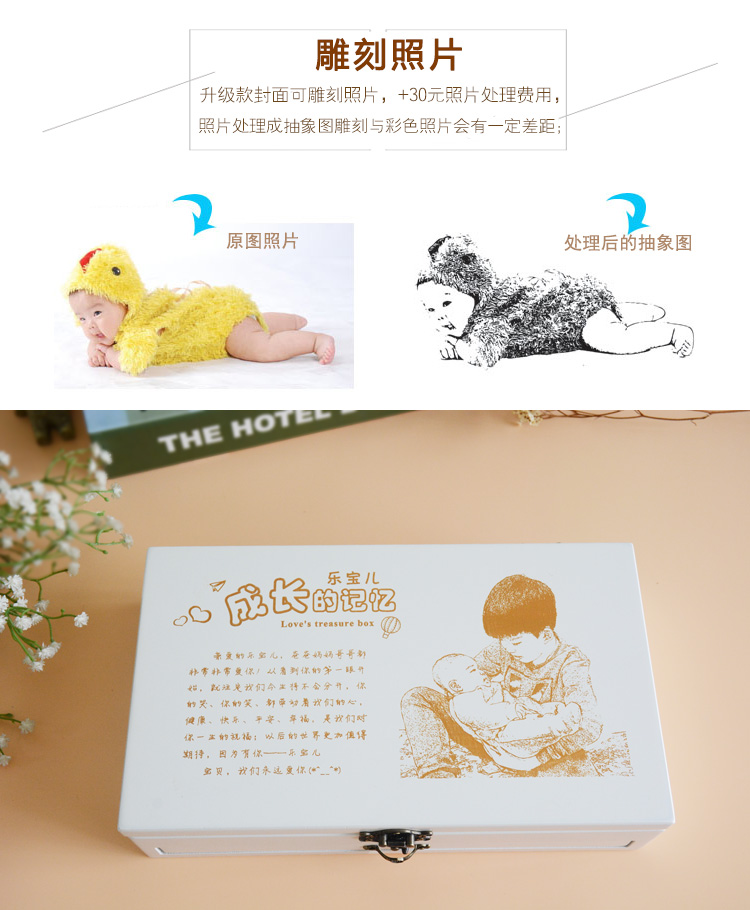 禮物胎毛乳牙盒紀念品泥嬰兒百天新生兒滿月寶寶手腳印永久手足印在類目 玩具/童車/益智/積木/模型, 寶寶紀念品/個性產品, 手腳印中 - 來自Buy2taobao.com提供專業的淘寶代購服務
