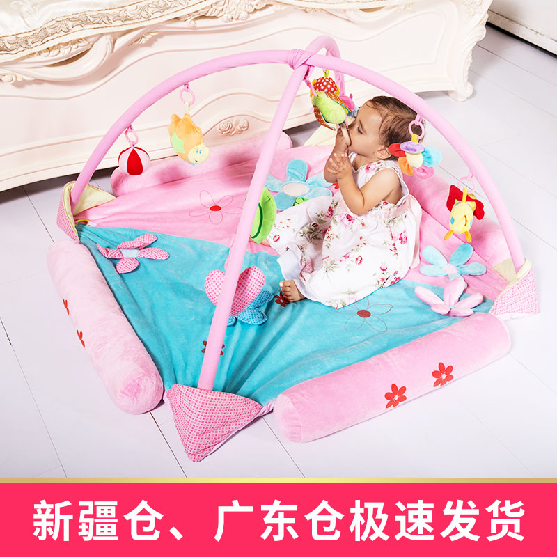 宝宝爬行垫加厚柔软家用布艺无味客厅卧室学步婴幼儿童地垫子游戏|ruв категории игрушка/коляска/головоломка/блоки/модель, дети ползать/Уокер/фитнес, игра одеяло/музыка одеяло - от Buy2taobao.com для оказания профессиональной услуги покупки агента Taobao