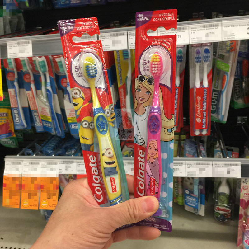 Canada Colgate children toothbrush Soft fur Brush At the age of 5 Boy girl apply Suckerin the Care cleaners/Sanitary napkins/Paper/Aromatherapy , Shampoo bath/Personal cleanliness , Oral Care , Toothbrush/Oral hygiene tool category - from Buy2taobao.com to provide professional Taobao agent buy service