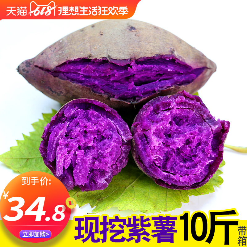 新鲜紫薯农家现挖10斤带箱包邮小番薯红皮地瓜板栗蜜甜薯山芋香薯在类目 水产肉类/新鲜蔬果/熟食, 新鲜蔬菜/蔬菜制品, 新鲜蔬菜, 番薯中 - 来自Buy2taobao.com提供专业的淘宝代购服务