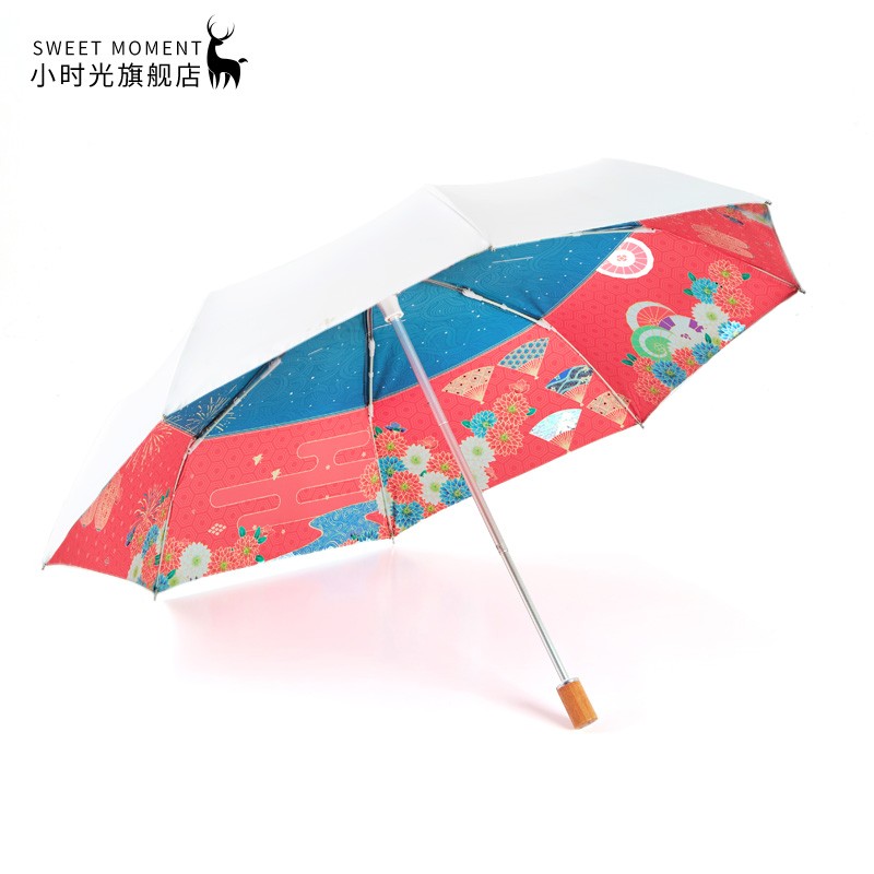 小時光浮世繪晴雨傘 兩用雙層複古女神防曬防紫外線遮陽太陽傘女在類目 居家日用, 傘/雨具/防雨/防潮, 傘中 - 來自Buy2taobao.com提供專業的淘寶代購服務