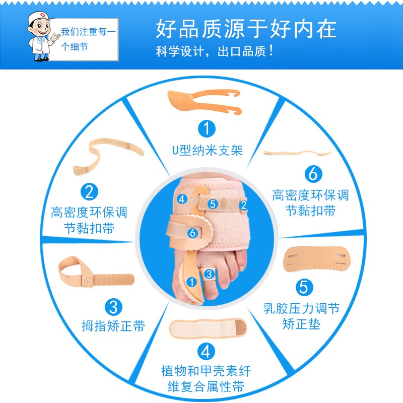 大脚骨矫正器大拇指外翻矫形器大脚趾外翻带矫正器套日夜用|msdalam kategori Penjagaan diri/kesihatan/peralatan urut, peralatan rumah penjagaan kesihatan, Kesihatan pendakap (pinggang/lutut/kaki) - dari Buy2taobao.com untuk memberikan perkhidmatan ejen Taobao profesional membeli