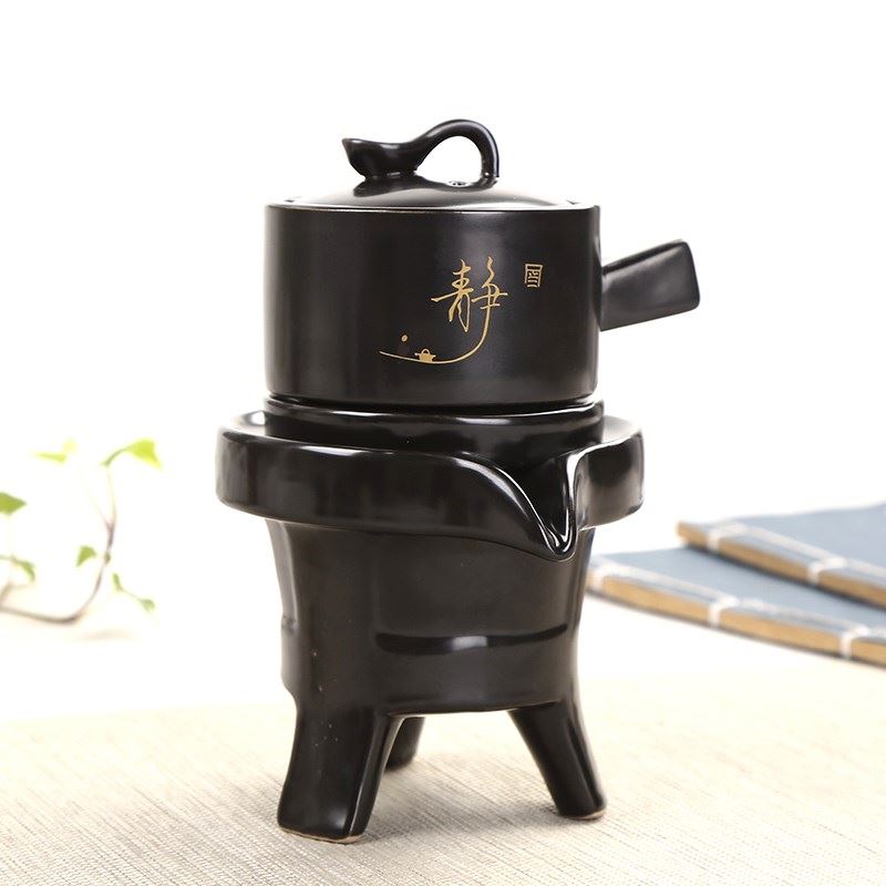 旋转出水单个主机泡茶器懒人石磨茶具防烫复古半自动陶瓷家用包邮在类目 餐饮具, 茶具, 功夫茶具中 - 来自Buy2taobao.com提供专业的淘宝代购服务