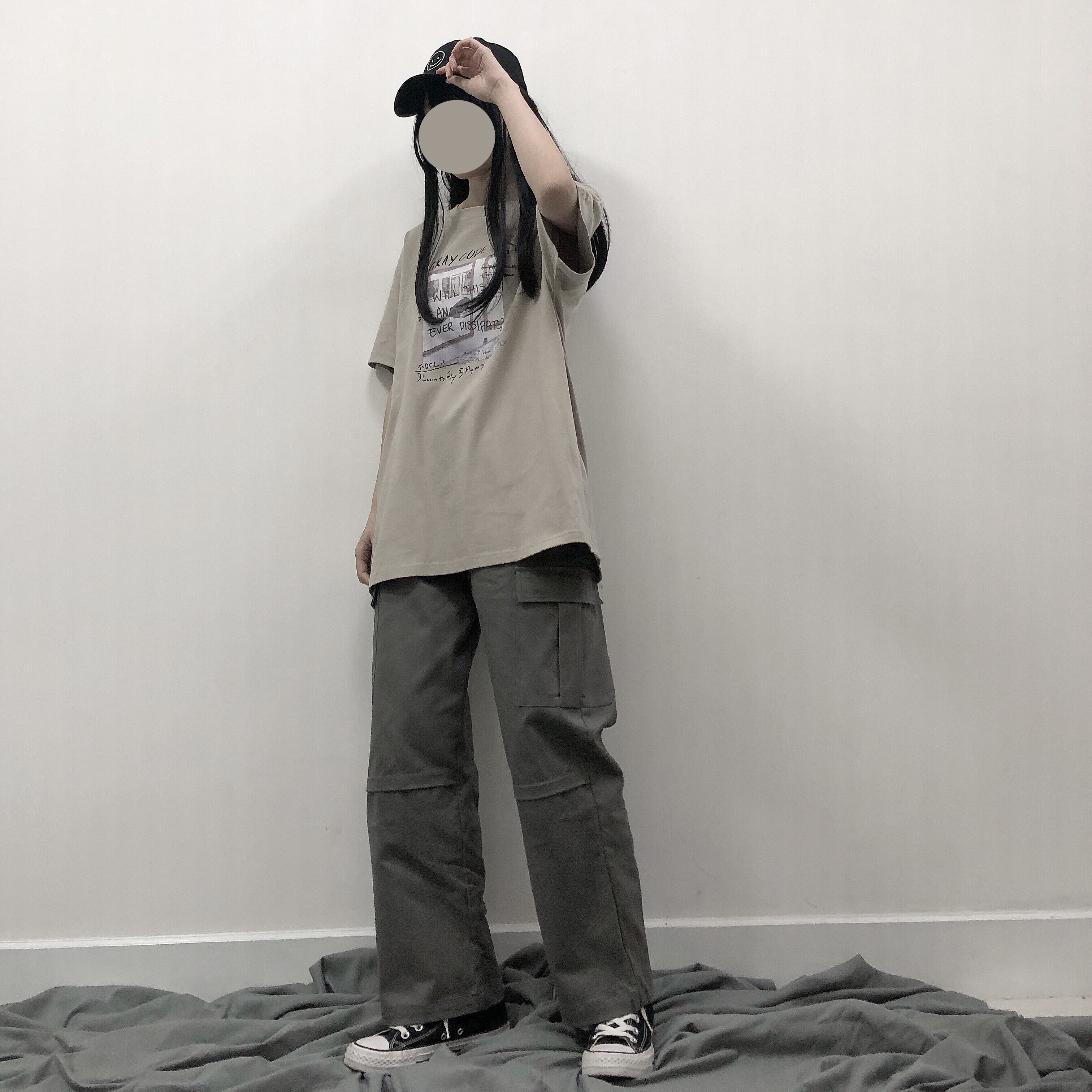 PINKSAVIOR grey Versatile leisure time Washed cotton Overallsin the Women's clothing/Boutique , Pants , Casual pants category - from Buy2taobao.com to provide professional Taobao agent buy service