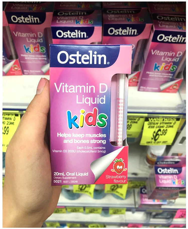 现货包邮澳洲Ostelin奥斯特林婴幼儿液体维生素D3滴剂VD草莓20ml|msdalam kategori susu tepung/makanan tambahan/makanan/makanan ringan, pemakanan bayi, vitamin - dari Buy2taobao.com untuk memberikan perkhidmatan ejen Taobao profesional membeli