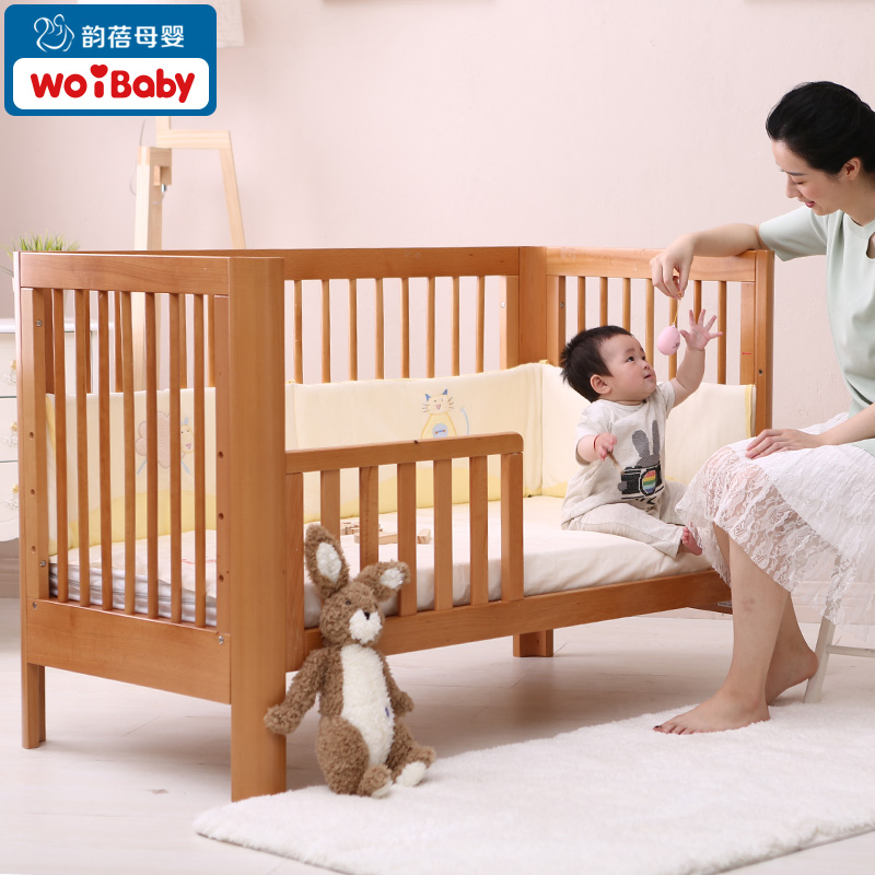 WoiBaby梦享婴儿床实木欧式多功能宝宝床环保bb床榉木在类目 尿片/洗护/喂哺/推车床, 童床/婴儿床/摇篮/餐椅, 婴儿床/儿童床中 - 来自Buy2taobao.com提供专业的淘宝代购服务