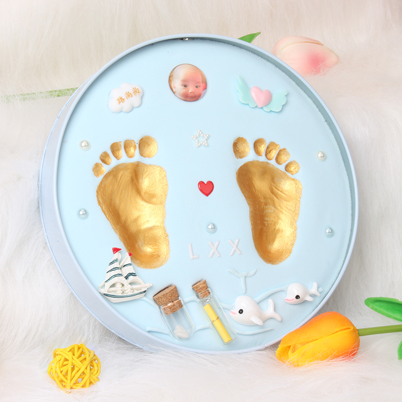 毛纪念品diy自制永久印脚印百天礼物婴儿胎宝宝手足印泥新生儿手在类目 玩具/童车/益智/积木/模型, 宝宝纪念品/个性产品, 手脚印中 - 来自Buy2taobao.com提供专业的淘宝代购服务