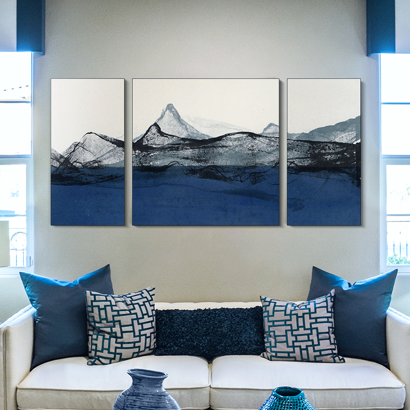 New Chinese style Decorative painting a living room sofa Background wall mural Entrance Restaurant Light extravagance atmosphere Simplicity Postmodern Hanging picturein the Home accessories , Decorative painting , Modern decorative painting category - from Buy2taobao.com to provide professional Taobao agent buy service