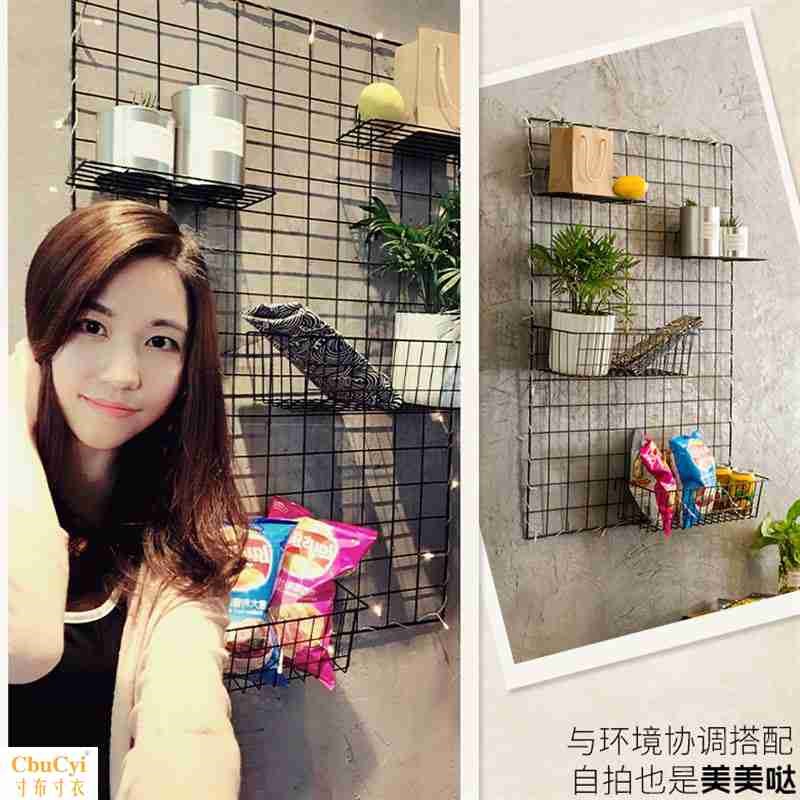 Iron frame grid Shelf personality Hemp rope Clamp personality background decorate decorate ins photo personality Photoin the Home accessories , Photo/Photo Wall , Photo Wall category - from Buy2taobao.com to provide professional Taobao agent buy service
