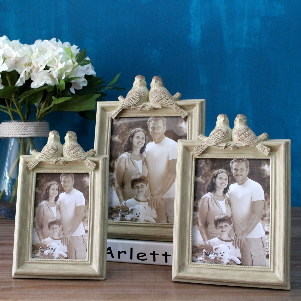 American style rural Wood Birds branch Photo frame 678 Swing sets Decoration Wall hanging Home Furnishing decoration giftin the Home accessories , Frame/Frames category - from Buy2taobao.com to provide professional Taobao agent buy service