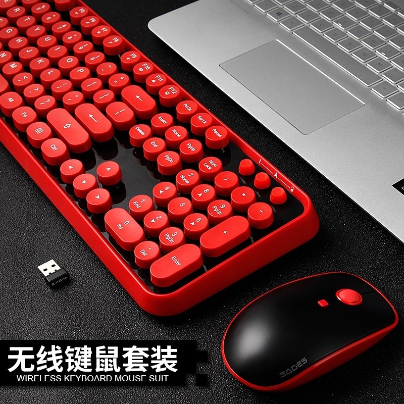 Wireless keyboard mouse suit girl student steam Punk notebook Desktop computer game Mechanics Feel Bluetoothin the Computer Hardware/Monitor/Computer Peripherals , Keyboard category - from Buy2taobao.com to provide professional Taobao agent buy service
