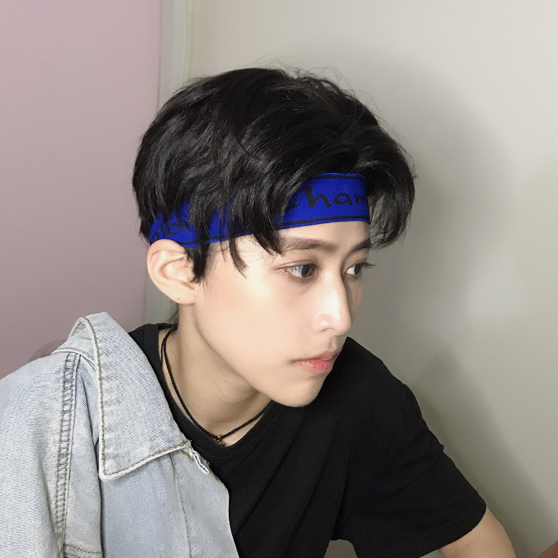 ACTUALSELF 2019S/S*韩版帅气中分假发男 网红时尚学生真发短发男在类目 美发护发/假发, 假发, 整顶假发中 - 来自Buy2taobao.com提供专业的淘宝代购服务