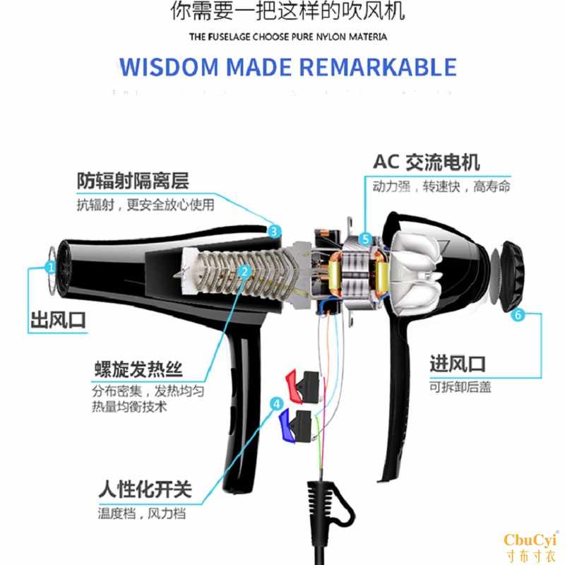 吹风机家用理发店冷热发廊大小功率电吹风筒不伤发学生宿舍寝室女在类目 个人护理/保健/按摩器材, 美发工具, 电吹风中 - 来自Buy2taobao.com提供专业的淘宝代购服务
