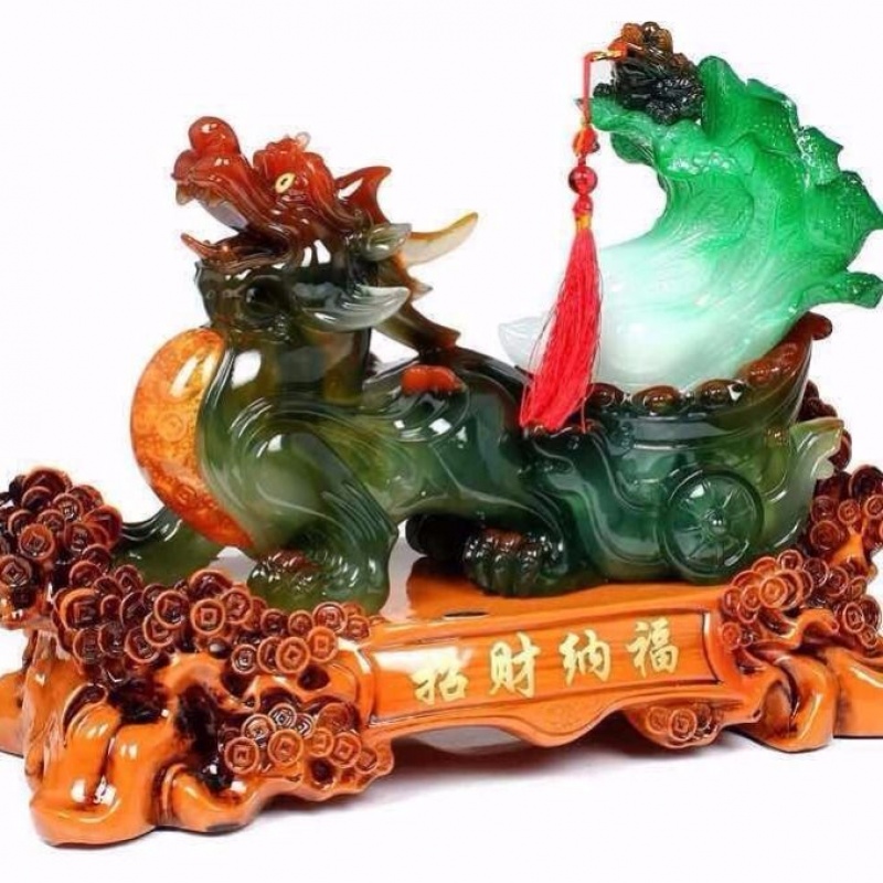 招财貔貅摆件白菜工艺品摆件家居装饰品送礼开业酒柜办公桌摆件|msdalam kategori rumah harian, Peralatan perlindungan, 反光配件/挂件/贴饰 - dari Buy2taobao.com untuk memberikan perkhidmatan ejen Taobao profesional membeli