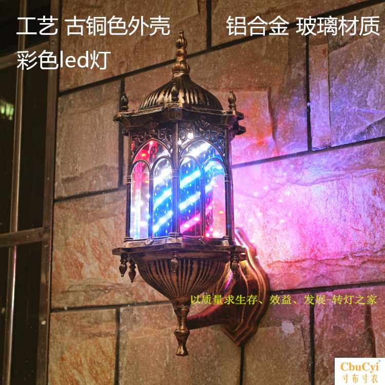 发廊标志灯旋转转灯小型挂墙式防水宫灯美发店欧式全彩led挂壁在类目 商业/办公家具, 货架/展柜, 其它货架中 - 来自Buy2taobao.com提供专业的淘宝代购服务