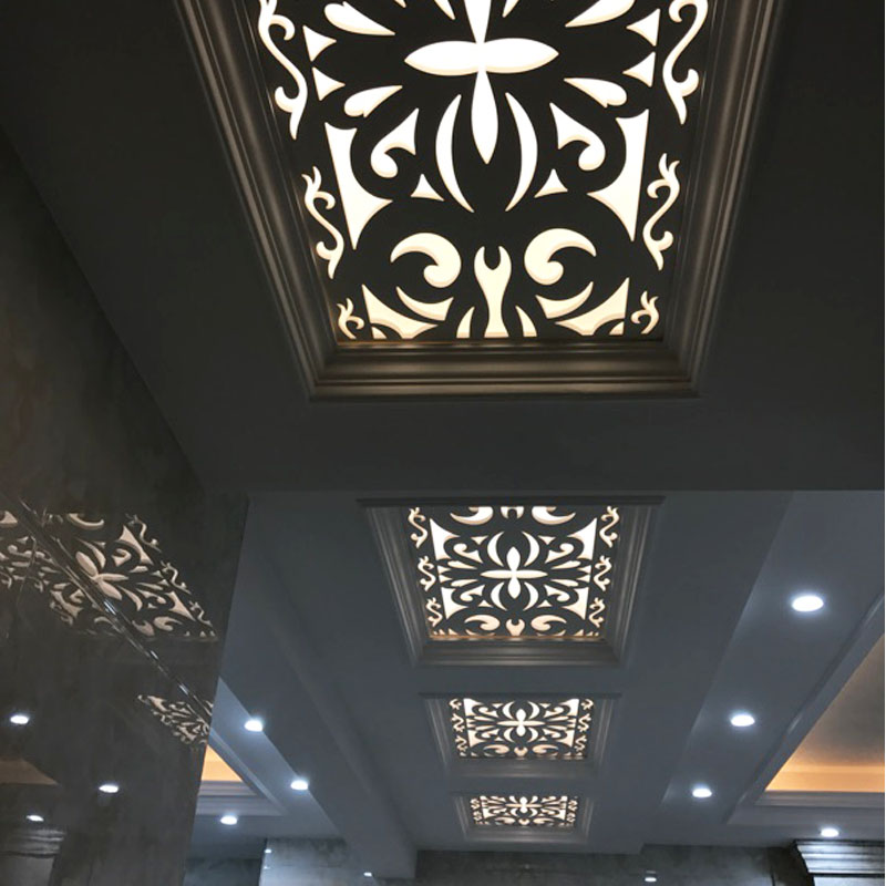 High Density PVC WPC board European style Hollow Carved suspended ceiling Grillwork Through flower plate Entrance partition screen Background wallin the Basic building materials , Carved Series , Through flower plate category - from Buy2taobao.com to provide professional Taobao agent buy service
