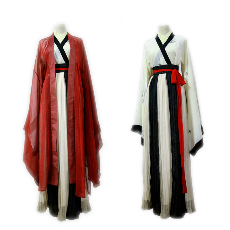 FA Shen Na Hanfu gules Female red Improvement Xian Qi Elegant Chinese style element Antiquity student spring and autumnin the Women's clothing/Boutique , Costume/National costume/Stage costumes , National costume/Costumes category - from Buy2taobao.com to provide professional Taobao agent buy service