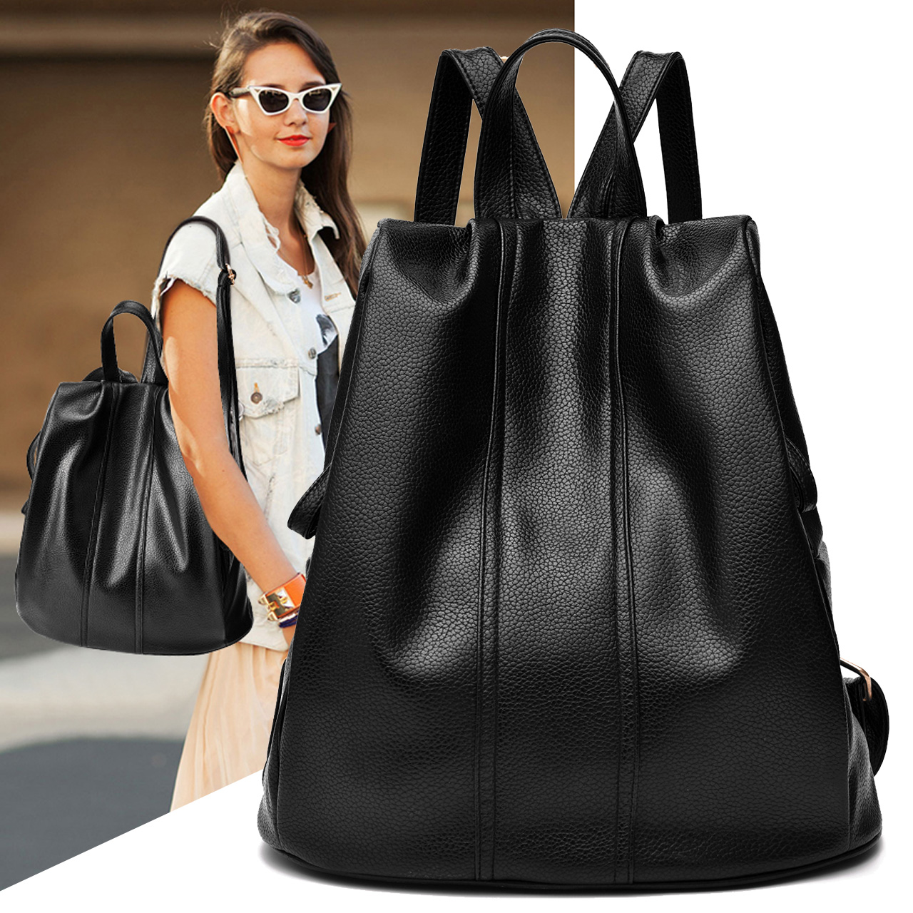 包包女2016新款日韩版双肩旅行背包休闲时尚潮流大容量女士式书包