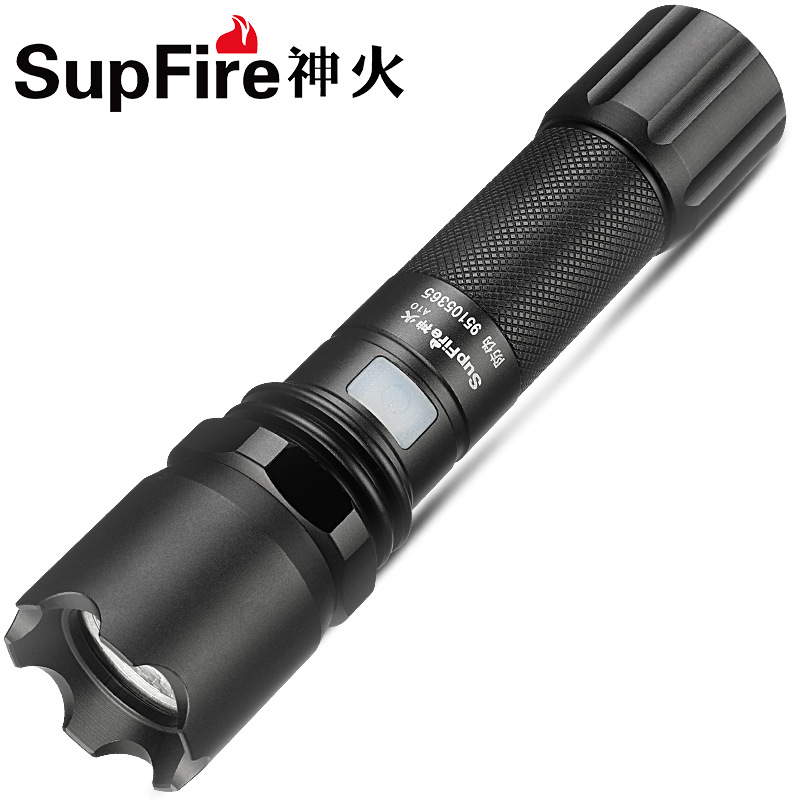 正品SupFire神火A10強光手電筒USB可充電LED家用戶外騎行防水遠射在類目 戶外/登山/野營/旅行用品, 戶外照明, 手電筒中 - 來自Buy2taobao.com提供專業的淘寶代購服務