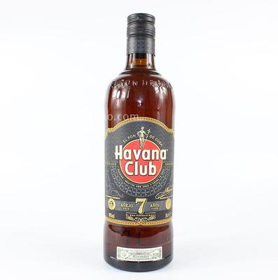 洋酒正品〗纯正的古巴朗姆 哈瓦那7年黑朗姆酒 hava a club