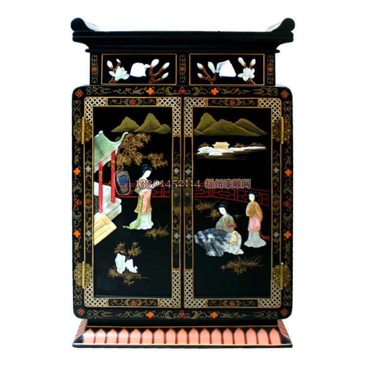Yangzhou Lacquer ware Manufactor Neoclassical Lacquer Home Furnishing decorate Set Multicolor vase Entrance cabinet customizedin the Arts and crafts , Folk arts and crafts Features , Lacquerware category - from Buy2taobao.com to provide professional Taobao agent buy service