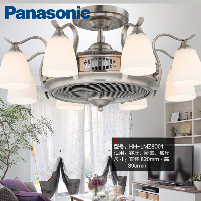 Panasonic Fan light Ceiling lamp Living room lights Ceiling fan Festive lantern bedroom invisible Fan lights HH-LM8001in the Decoration main material , Lamps , Ceiling category - from Buy2taobao.com to provide professional Taobao agent buy service