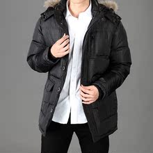 男生最爱 中长款 可拆卸帽直筒休闲羽绒服 外套 冬季必备 9024
