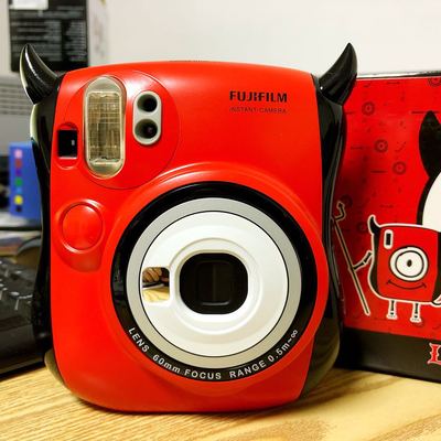 富士拍立得mini25一次成像相机迷你25instax小恶魔美颜自拍相机