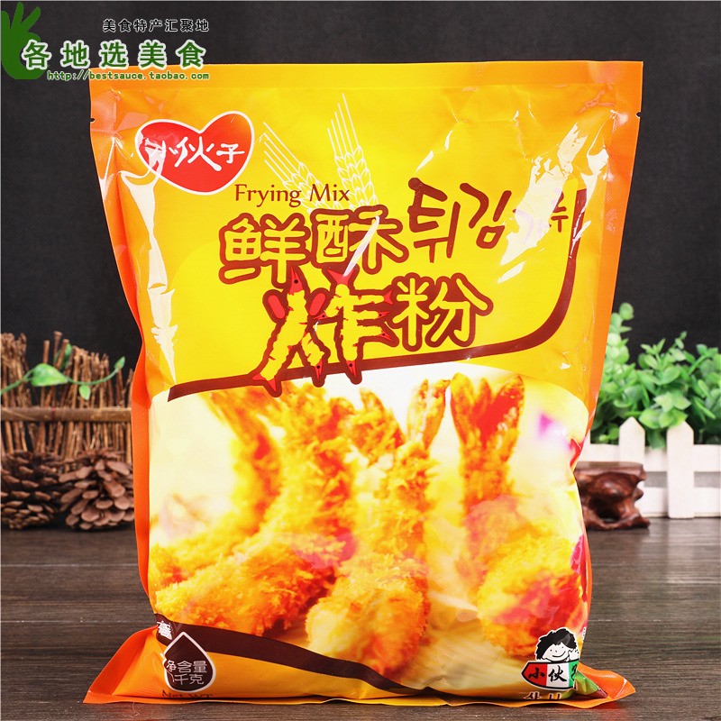 小伙子 鲜酥炸粉1000g天妇罗粉韩式炸鸡粉酥香大鱿鱼鸡米花包裹粉在类目 粮油米面/南北干货/调味品, 烘焙原料/辅料/食品添加剂-新, 烘培辅料, 面包糠中 - 来自Buy2taobao.com提供专业的淘宝代购服务