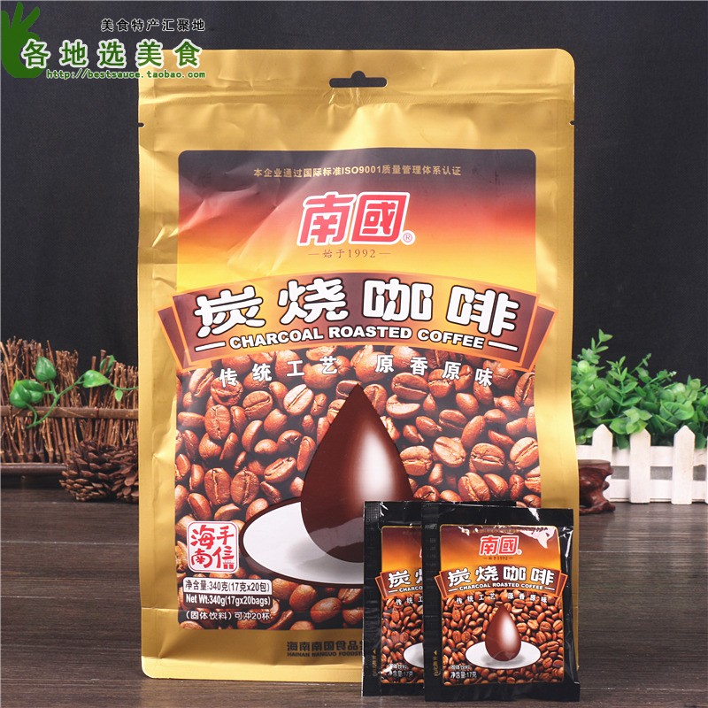 海南特産南國炭燒咖啡 340g共20小袋 三合壹速溶咖啡粉下午茶飲品在類目 咖啡/麥片/衝飲, 速溶咖啡/咖啡豆/粉, 速溶咖啡中 - 來自Buy2taobao.com提供專業的淘寶代購服務