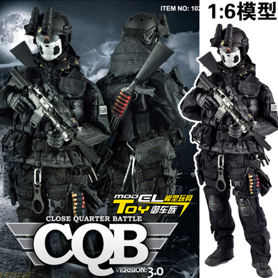 现货1:6 兵人偶模型 veryhot vh 海豹突击队 cqb 3.0特警特种部队